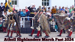 Atholl Highlanders March Past 2024 [upl. by Ninnahc]