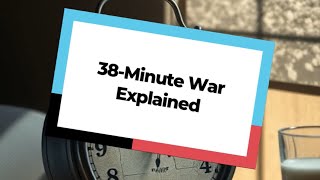 38 minutes war explained ☠️ [upl. by Godliman]