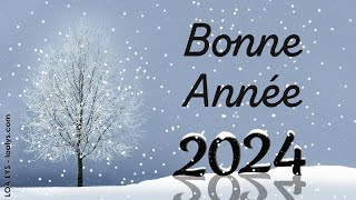 333  Bonne Année 2024  Carte virtuelle de vœux 2024 [upl. by Oirretna]