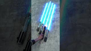 Anakin Skywalker Lightsaber Comparisonstarwars force lightsaber neopixel rgb fvp Jedi anakin [upl. by Aihseuqram257]