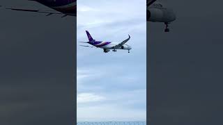 THAI airways landing [upl. by Nylednarb]