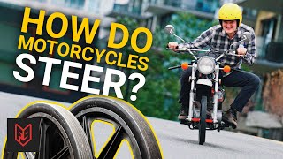 Can a FlatTread Motorcycle Turn How Motorbikes Steer [upl. by Jamnis]