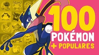 100 Pokémon Mais Populares Segundo os Japoneses [upl. by Annoel696]