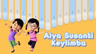 TUTORIAL KEYLIMBA AIYA SUSANTI  KALIMBA [upl. by Sparky978]