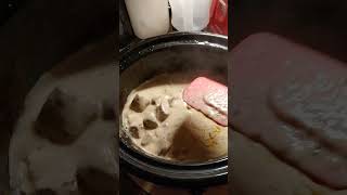 Crockpot beef stroganoff [upl. by Nomolas283]