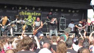 CHIMAIRA • Resurrection • Rockstar Mayhem Fest • Dallas • 2010 • PIT POV [upl. by Laro]