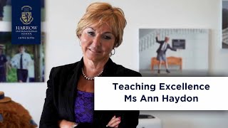 Teaching Excellence  Ms Ann haydon [upl. by Adnola882]