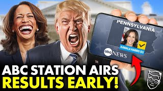 ABC News ‘Accidentally’ Airs 2024 Election Results Early Showing Kamala Beating Trump  RIGGED [upl. by Garibold]