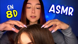 asmr MASAJE CAPILAR intenso 💆‍♀️  en 8d 🤯 [upl. by Devora]