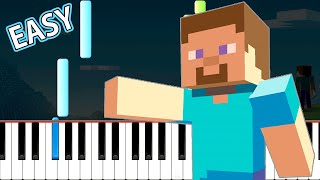 Minecraft  Sweden C418 EASY Piano Tutorial [upl. by Nari]