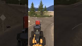 Load Skidder Map Promods Canada City Merritt American Truck Simulator Gameplay [upl. by Odlanier]