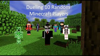 Dueling 10 Random People In Axe Duels [upl. by Einoj2]