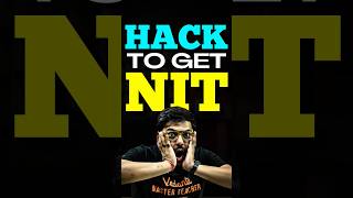 This Hack can get you seat in NIT😍😍jee jee2025 iit iitjee nit iitmotivation homestatequota [upl. by Liana6]