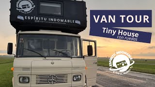 🚐 VAN TOUR Motorhome  TINY HOUSE con ruedas  de Ushuaia a Alaska en un Mercedes Benz 608 🇦🇷 [upl. by Sam752]