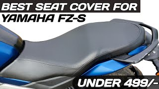 Best Seat Cover for Yamaha FZ  FZS V3 amp V4 yamahafzsv3bs6 yamahafzsv4 fzsv3 [upl. by Anomis]