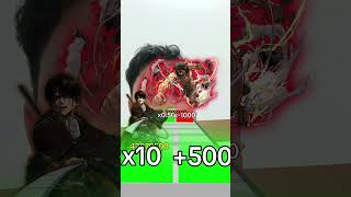 Levi Ackerman vs Eren game shorts trending beranda [upl. by Ayo391]