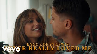 Kygo Dean Lewis  Never Really Loved Me with Dean Lewis Lyric Video [upl. by Trebornhoj]