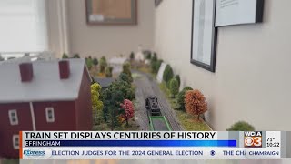 Celebrating Central Illinois Effingham Museum shows off historic train set [upl. by Neltiak]