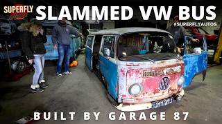 Slammed T2 Baywindow VW bus by Garage87 [upl. by Attezi]