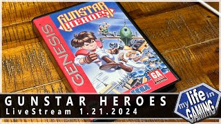 Gunstar Heroes Sega Genesis  LIVE STREAM [upl. by Uphemia]