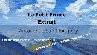 quotLe Petit Princequot  A de SaintExupéry Extrait [upl. by Sukhum]