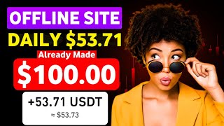 OFFLINE SITE To Earn 5300 Daily ➕️ PROOF ● Live withdrawal [upl. by Carleen386]