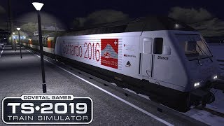 Train Simulator 2019  SBB Re460 im Winter mit Panoramawagen [upl. by Elspet]