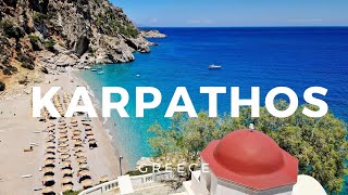 Karpathos Greece ► Video guide 15 min  4K [upl. by Enirhtak]