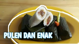 Cara Membuat Lontong Isi Oncom enak gampang murah [upl. by Joseph800]