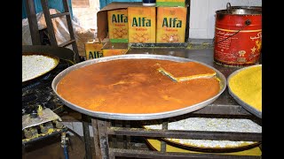 Authentic Palestinian Knafeh in the Making at Al Aqsa Sweets Nablusالكنافة النابلسية حلويات الأقصى [upl. by Nosral716]