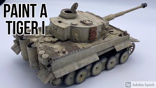 Paint Tiger I Airfix 135 WW2 tigertank [upl. by Oleusnoc650]