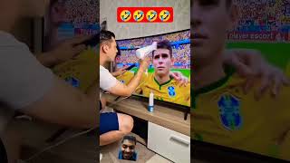 Brazil National Anthem World Cup 2014 brazil world cup 2014 shorts funny comedy [upl. by Alger263]