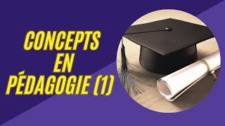 Concepts en méthodes pédagogiques [upl. by Erving]