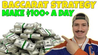 Earn 100 A Day From Home With This Easy Baccarat Strategy [upl. by Asusej]