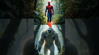 🔥 SpiderMan vs Gadzila Yeti and others spiderman vs superhero [upl. by Aidaas]