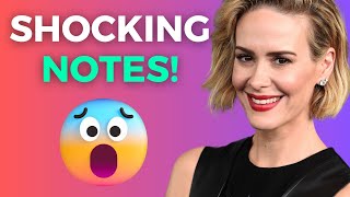 Sarah Paulsons Shocking 6Page Notes 😱 Unexpected Critique from Trish Hawkins [upl. by Kai650]