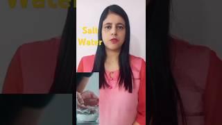 how to wash your face with salt waternamak ke paani se face wash karne ke fayde shortsfeed short [upl. by Crenshaw]