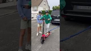 ILS TIRENT UN CAMION EN TROTTINETTE  ÇA FINIT MAL  😱ytshorts youtubeshorts [upl. by Yvonne]