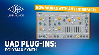 Universal Audio UAD PolyMAX Synth Plugin Demo [upl. by Selmner964]