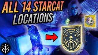 ALL 14 Starcat Locations Destiny 2 the Familiar Felines Triumph Season of the Wish [upl. by Oht351]