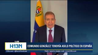 El candidato opositor Edmundo González salió de Venezuela tras recibir asilo político en España [upl. by Chansoo750]