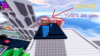 How to get yolks on you Gold achievement in Untitled Tag Game Roblox [upl. by Oguh62]