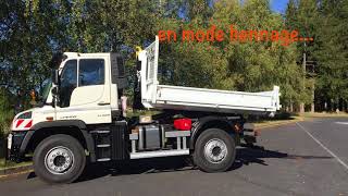 Bras polybenne DynamiCS CS040 sur UNIMOG U323 [upl. by Mohr793]