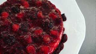 Receita Cheesecake com frutas vermelhas [upl. by Amer759]