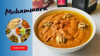 How to make Muhammara  DELICIOUS red pepper amp walnut dip [upl. by Jo-Anne]