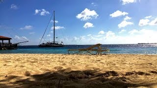 Kralendijk Bonaire beach in 4K [upl. by Essej]