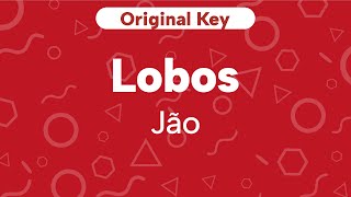 Karaoke Lobos  Jão  Original Key Cover [upl. by Guerra858]