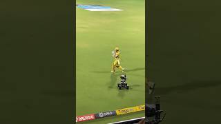 MS Dhoni Batting Entry in IPL 2024  DC vs CSK Match  Mahi Long Hairs [upl. by Eilla]