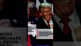 Xiomara Castro felicita a Donald Trump por su reelección como presidente de EE UU [upl. by Haelak]