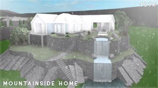 Bloxburg  Mountainside Home Speed Build [upl. by Dimitris]